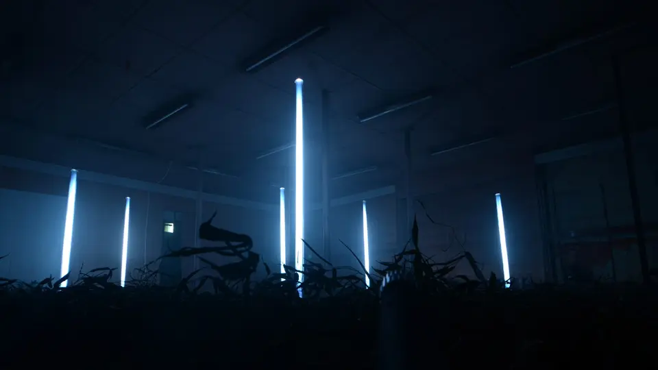 on the ground – invisible, inaudible –